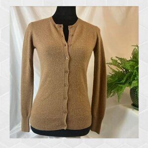 Galeries Lafayette Cashmere Cardigan Size 00/XS NWOT Sustainable Social Mission